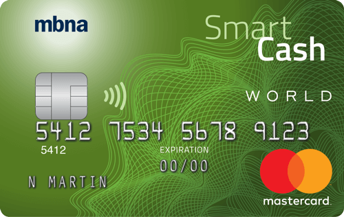 MBNA Smart Cash World Mastercard view detail