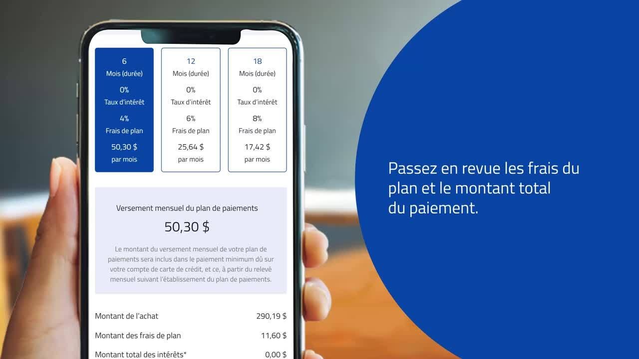 Visionner la vidéo sur les plans de paiements